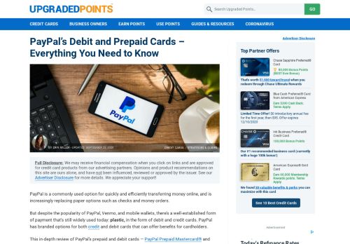 
                            10. PayPal Prepaid Mastercard & Cash Mastercard Debit Cards - Worth it?