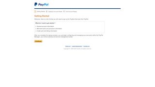 
                            2. PayPal - Registration