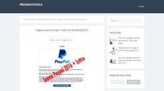 
                            8. Paypal scama true login + letter for free [Work] 2017 - ...