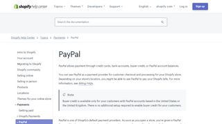 
                            6. PayPal · Shopify Help Center