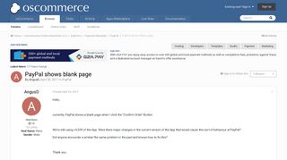 
                            7. PayPal shows blank page - PayPal - osCommerce Support Forum