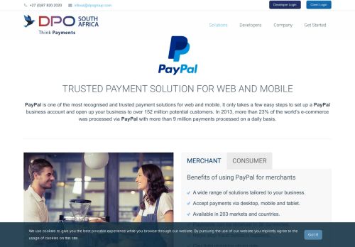 
                            12. PayPal South Africa with PayGate a Direct Pay Online Company