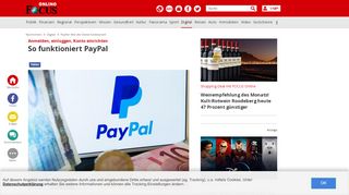 
                            11. PayPal: Wie der Dienst funktioniert - FOCUS Online