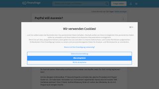 
                            5. PayPal will Ausweis? (Konto, Einschränkung) - Gutefrage