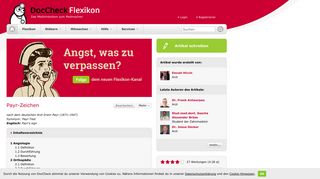 
                            6. Payr-Zeichen - DocCheck Flexikon