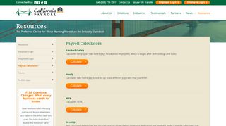 
                            12. Payroll Calculators & Tools - California Payroll Services