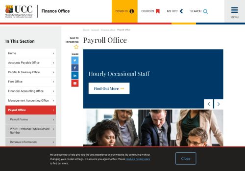 
                            9. Payroll Office | University College Cork - UCC