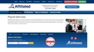 
                            3. Payroll Services – Affiliated Payroll Service