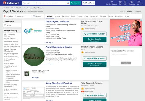 
                            4. Payroll Services, Payroll Job Work in India - IndiaMART