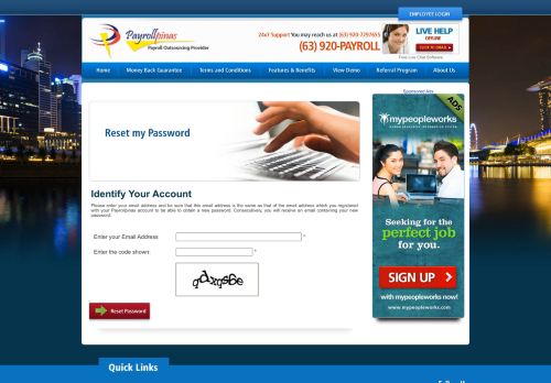 
                            2. PayrollPinas | Employee Login