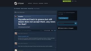 
                            7. Paysafecard back to greece,but still steam does not accept them ...