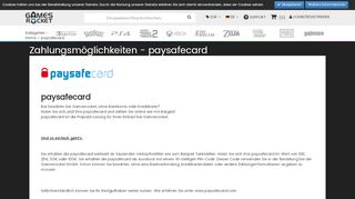 
                            9. paysafecard - Gamesrocket