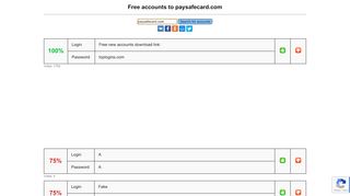 
                            10. paysafecard.com - free accounts, logins and passwords