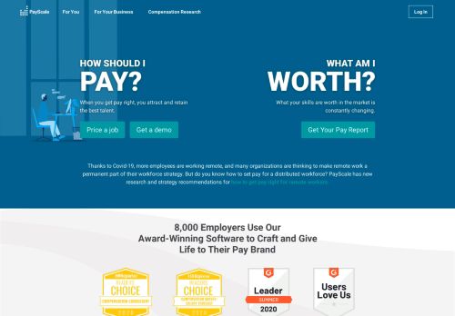 
                            9. PayScale - Salary Comparison, Salary Survey, Search Wages