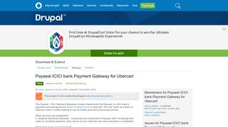 
                            6. Payseal ICICI bank Payment Gateway for Ubercart | Drupal.org