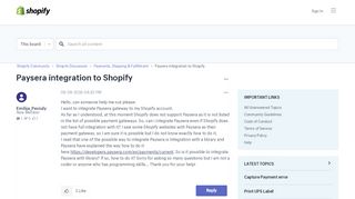 
                            11. Paysera integration to Shopify - Shopify Community