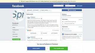 
                            10. PaySpree - Inicio | Facebook