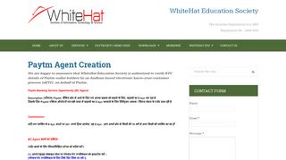 
                            9. Paytm Agent Creation ~ WhiteHat Education Society - Paytm - Ekyc