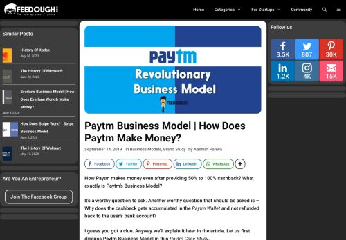 
                            12. Paytm Business Model – How does Paytm Make Money? | Feedough
