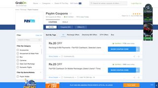 
                            12. Paytm Coupons & Promo Codes | ₹300 Recharge Offers Today ...