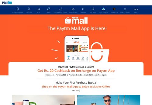 
                            3. Paytm Mall - Paytm.com