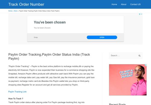 
                            13. Paytm Order Tracking,Paytm Order Status India (Track Paytm)