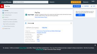 
                            11. PayTop | Crunchbase