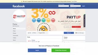 
                            5. Paytup - Home | Facebook