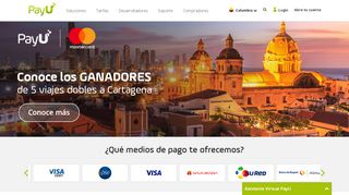 
                            2. PayU Colombia - Plataforma para vender y recibir pagos online