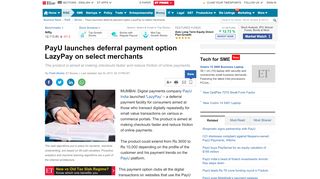 
                            10. PayU launches deferral payment option LazyPay on select merchants ...