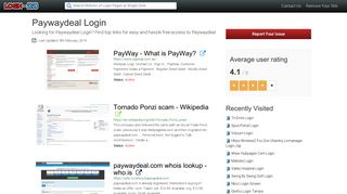 
                            2. Paywaydeal Login - Log into Any Desired Site within Minutes!
