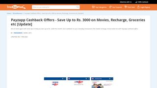 
                            12. Payzapp Cashback Offers - Earn Rs 700 Cashback @Movie Tickets ...