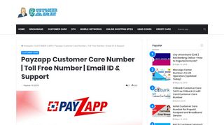 
                            6. Payzapp Customer Care Number | Toll Free Number | Email ID ...