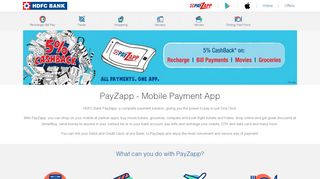
                            2. PayZapp - Payment App to Make All Payments in Just ... - HDFC Bank