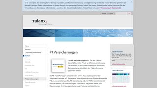 
                            11. PB Versicherungen – Talanx