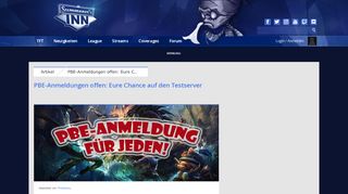 
                            8. PBE-Anmeldungen offen: Eure Chance auf den Testserver