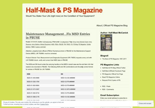 
                            12. PBUSE | Half-Mast & PS Magazine