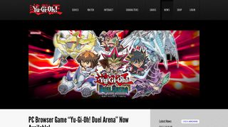 
                            1. PC Browser Game “Yu-Gi-Oh! Duel Arena”
