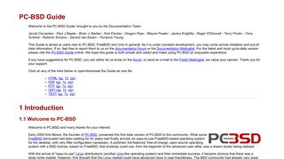 
                            7. PC-BSD Guide - 开放文档- Free and Open Documents - Huihoo