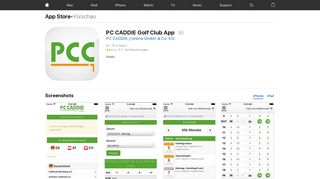 
                            4. PC CADDIE Golf Club App im App Store - iTunes - Apple