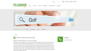 
                            3. PC CADDIE - Golf IT: Online Teetime