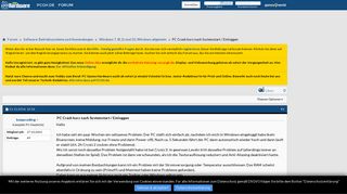 
                            5. PC Crash kurz nach Systemstart / Einloggen - PC GAMES HARDWARE EXTREME
