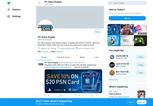 
                            4. PC Game Supply (@PCGameSupply) | Twitter