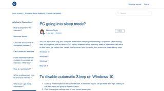 
                            10. PC going into sleep mode? – Sonru Support