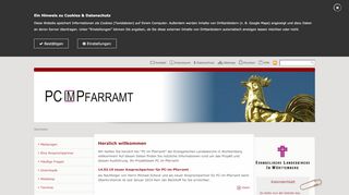 
                            5. PC im Pfarramt: Startseite