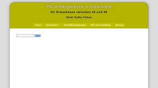 
                            3. PC-Kurs-Otterstedt Heidi Gafka-Fehse | Admin-Login / Logout