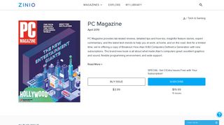 
                            4. PC Magazine subscription - Zinio