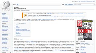 
                            6. PC Magazine - Wikipedia