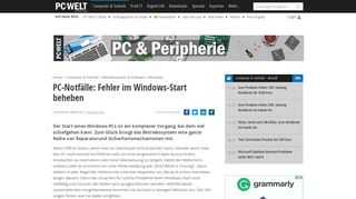 
                            6. PC-Notfälle: Fehler im Windows-Start beheben - PC-WELT