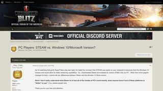 
                            7. PC Players: STEAM vs. Windows 10/Microsoft Version? - General ...